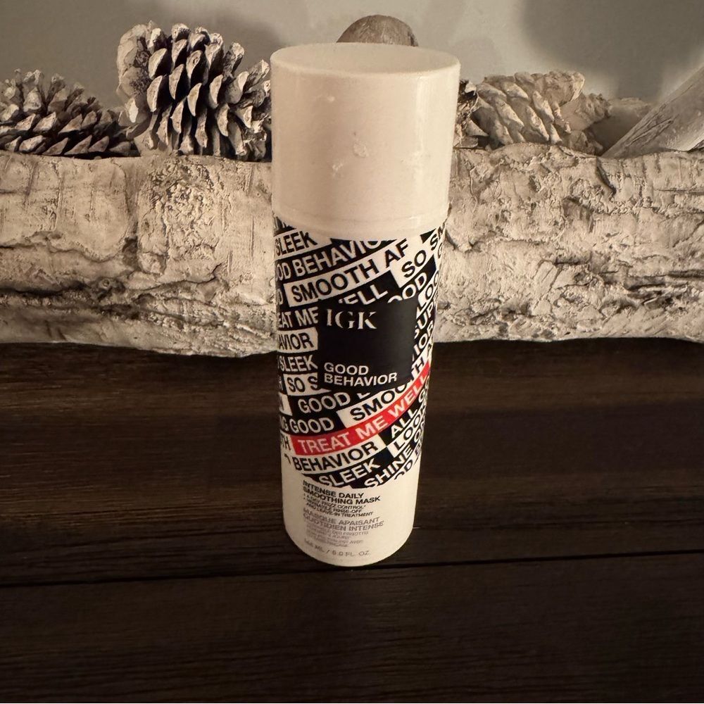 IGK Good Behavior Intense Daily Smoothing Mask 5 Fl Oz. (About 1/2 full)